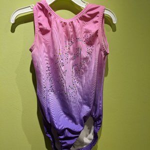 Pink purple ombre Leotard
